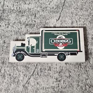Cats Meow 1930 Oldenburg Brewery Truck Wood Landmark Souvenir Keg Cstm1075